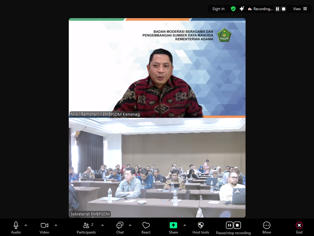 BMBPSDM Siapkan Skema Relaksasi Anggaran 2026, Fokus pada Efisiensi dan Prioritas Kemenag