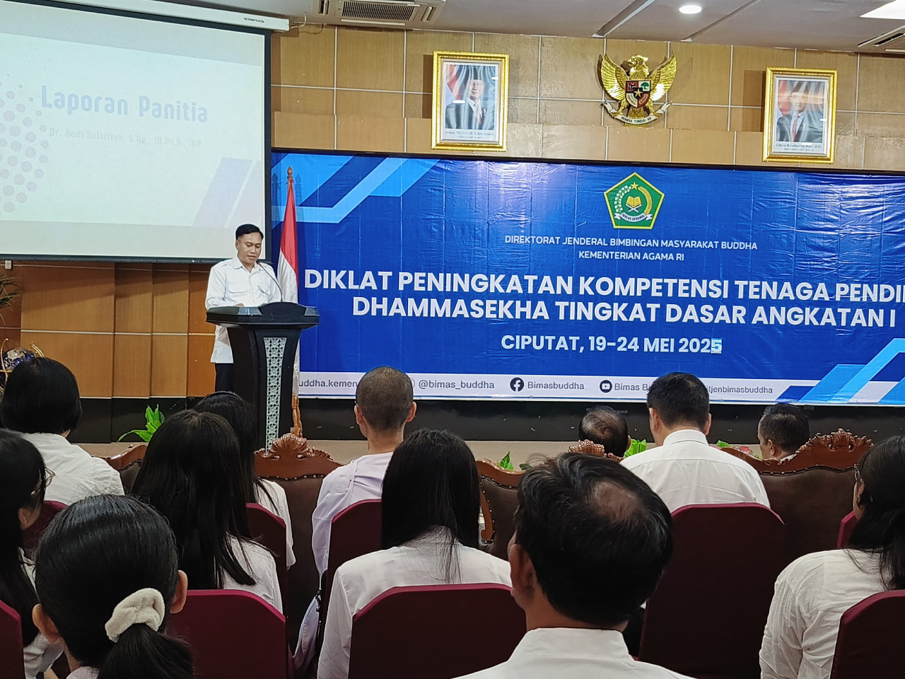 Tingkatkan Kompetensi Guru Agama Buddha, Ditjen Bimas Buddha Gelar Diklat Nasional di Ciputat