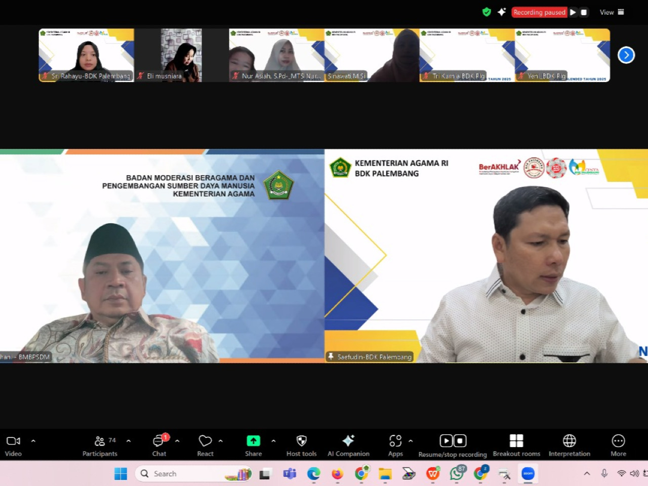Sapa Peserta Pelatihan, Ini Pesan Kang Dhani!