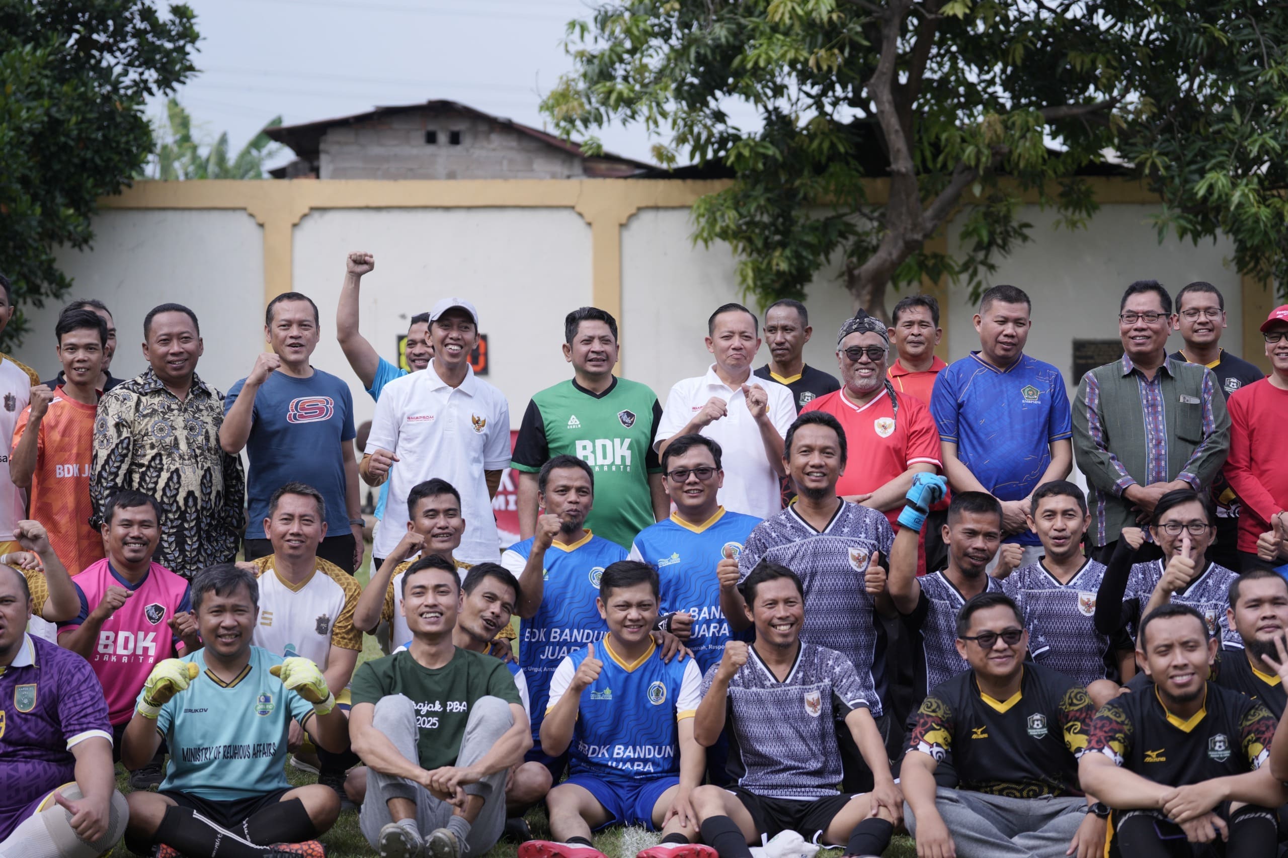 Kick Off Sepak Bola Liga BMBPSDM, Kaban Dhani Pastikan Semua Berbahagia 