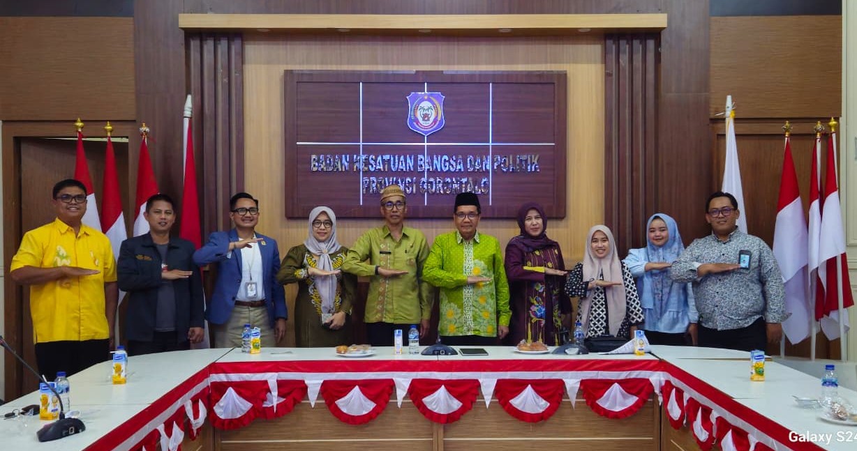 Moderasi Beragama Jadi Agenda Strategis Daerah, Pusbangkom MKMB Audiensi ke Kesbangpol Gorontalo