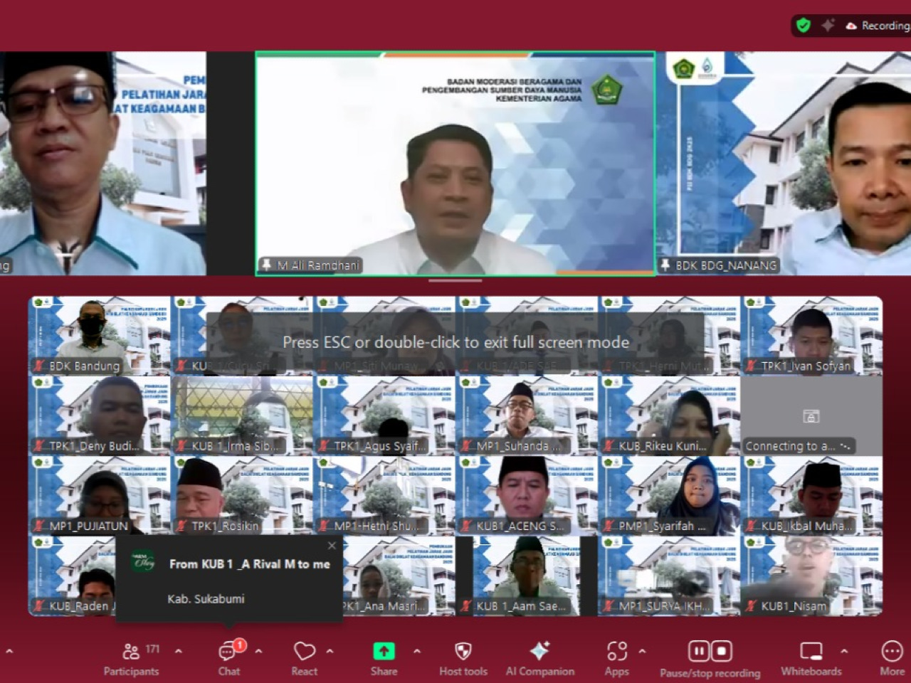 Transformasi Digital ASN Kemenag Jabar: Kang Dhani Dorong Beragama Berdampak