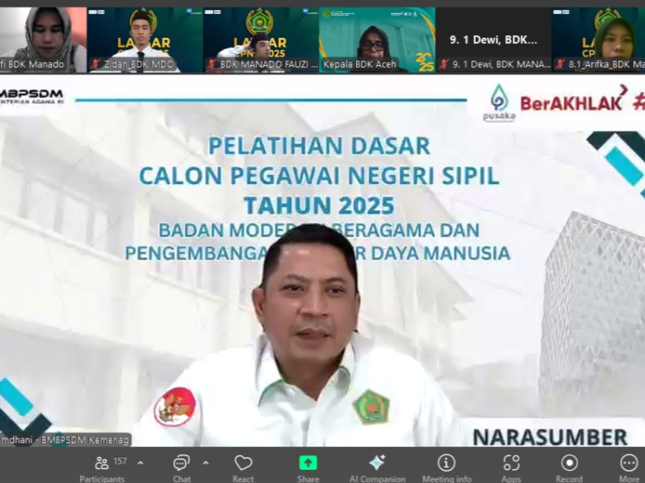 Kecerdasan Utuh dan Ikhlas Beramal Kunci ASN Kemenag Berdampak