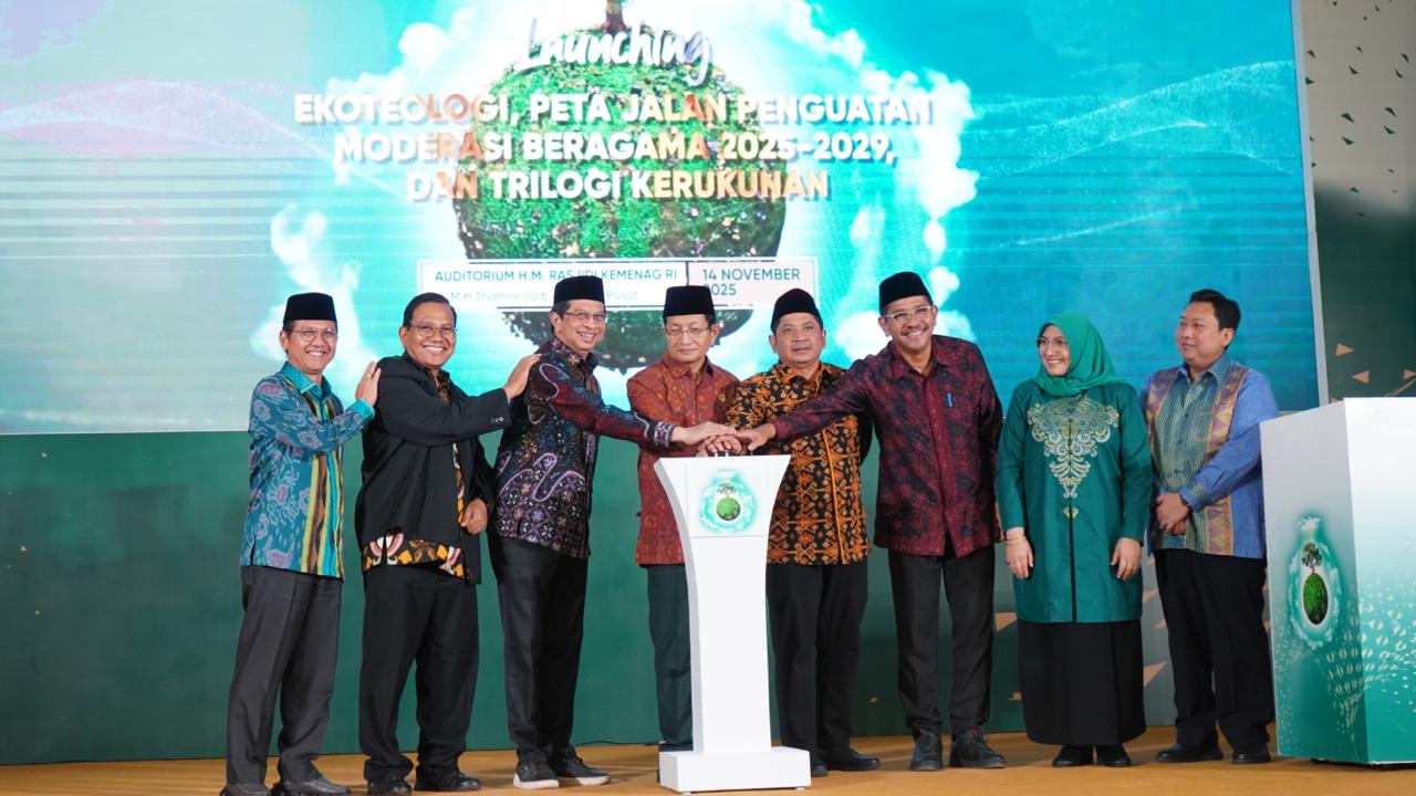 Trilogi Kerukunan dan Ekoteologi Resmi Diluncurkan, Menag Ajak Umat Jaga Alam sebagai Amanah Ilahi