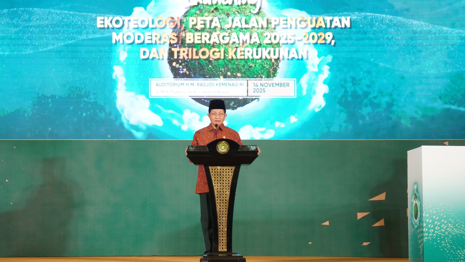 Menag Dorong Penguatan Ekoteologi: Alam Bukan Objek, Tapi Partner Manusia